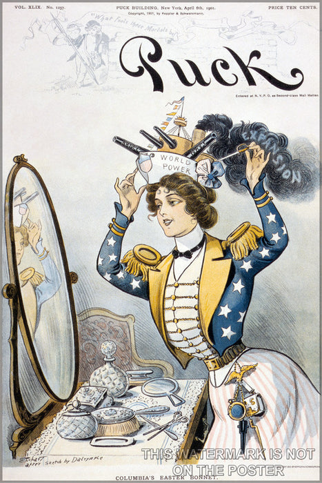 Poster, Many Sizes Available; Puck Magazine, 6 April 1901