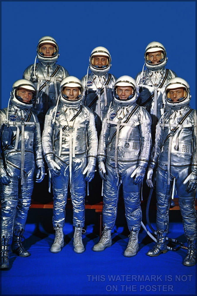 Poster, Many Sizes Available; Mercury Seven