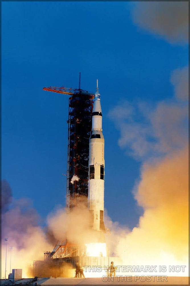 Poster, Many Sizes Available; Apollo 13 Launches From Kennedy Space Center, April 11, 1970