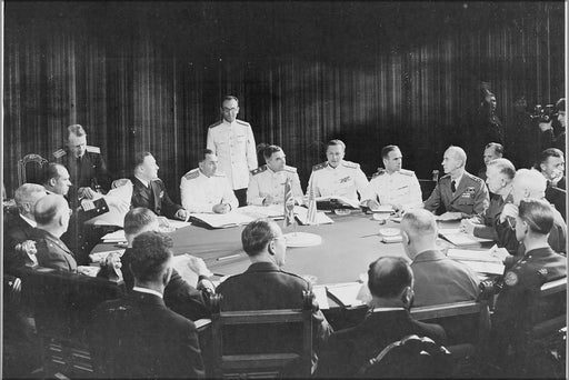 Poster, Many Sizes Available; U.S. & Russian Chiefs Of Staff, Potsdam Conference 1945 P1