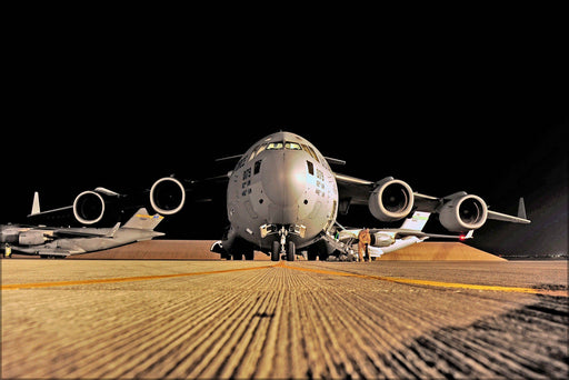 Poster, Many Sizes Available; U.S. Air Force C-17 Globemaster Iii Aircraft Assigned To The 816Th Expeditionary Airlift Squadron,