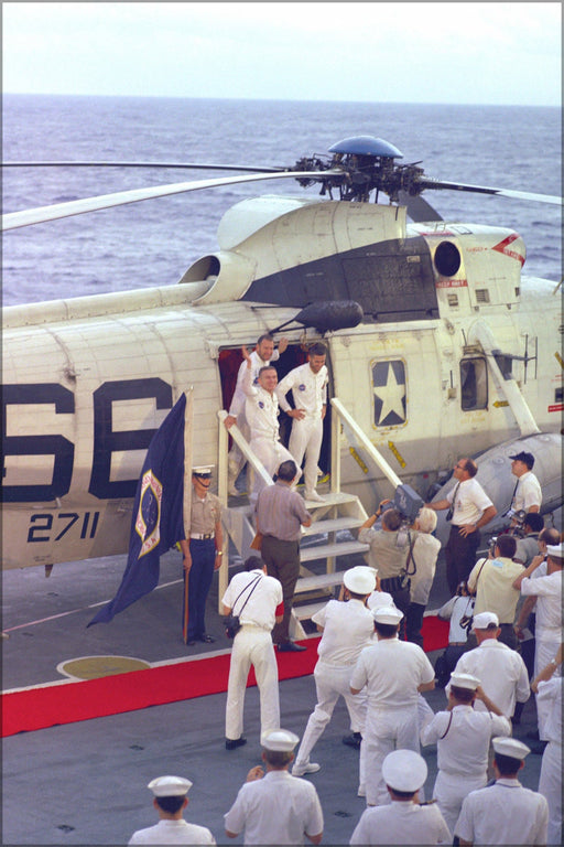 Poster, Many Sizes Available; Apollo 8 Sikorsky Sh-3D Sea King Recovery Helicopter