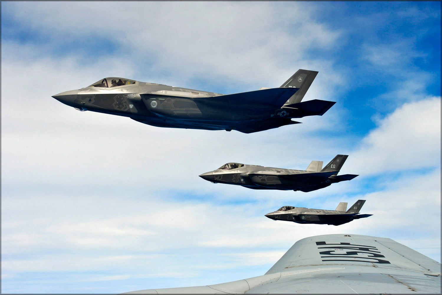 Poster, Many Sizes Available; U.S. Air Force F-35A Lightning Ii 58Th Fighter Squadron