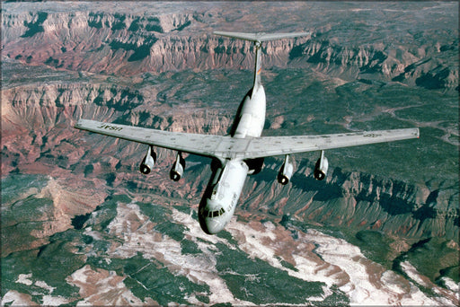 Poster, Many Sizes Available; U.S. Air Force Lockheed C-141B Starlifter, Grand Canyon, Arizona