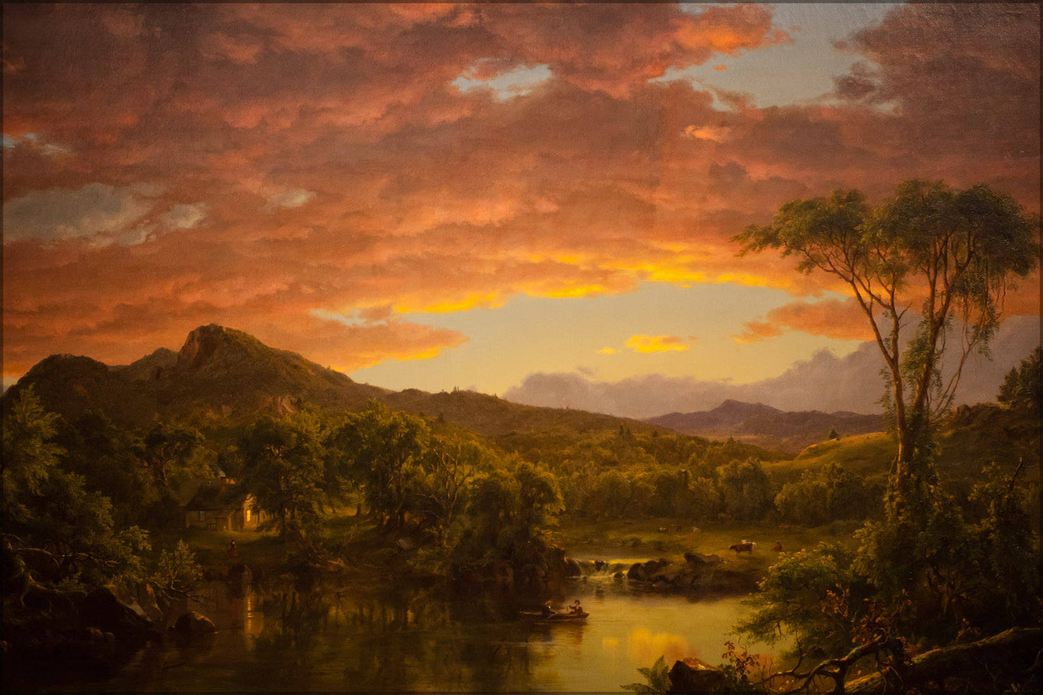 Poster, Many Sizes Available; A Country Home Frederic Edwin Church Hq