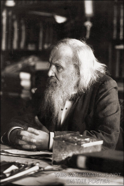 Poster, Many Sizes Available; Dmitri Mendeleev C1897