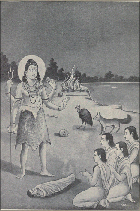 Poster, Many Sizes Available; God Shiva Mercy On Dead Brahmin Boy And Vulture