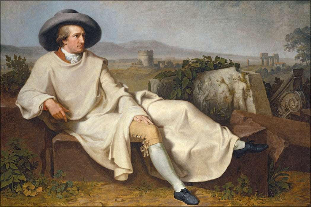 Poster, Many Sizes Available; Goethe In The Roman Campagna By Tischbein 1787