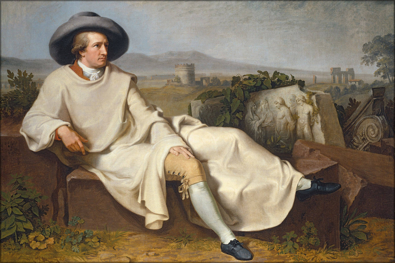 Poster, Many Sizes Available; Goethe In The Roman Campagna By Tischbein 1787