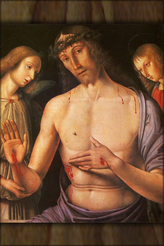 Poster, Many Sizes Available; Christ Supported By Two Angels, C.1490 By Raphael