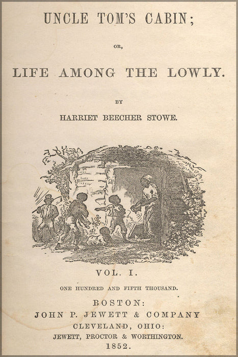 Poster, Many Sizes Available; Uncle Tom'S Cabin Cover; Or, Life Among The Lowly Is An Anti-Slavery Novel By American Author Harriet Beecher