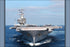 Poster, Many Sizes Available; Uss Ronald Reagan (Cvn 76) With Newly Painted Gold Anchors