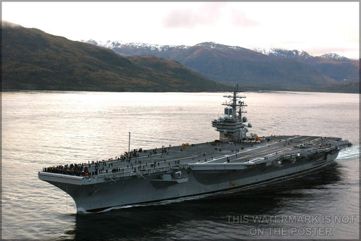 Poster, Many Sizes Available; Uss Ronald Reagan (Cvn-76)