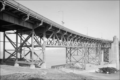 Poster, Many Sizes Available; Golden Gate Bridge Trusses, Haer Ca 31 14