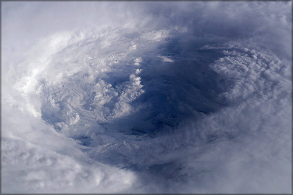 Poster, Many Sizes Available; Hurricane Isabel Eye From Iss