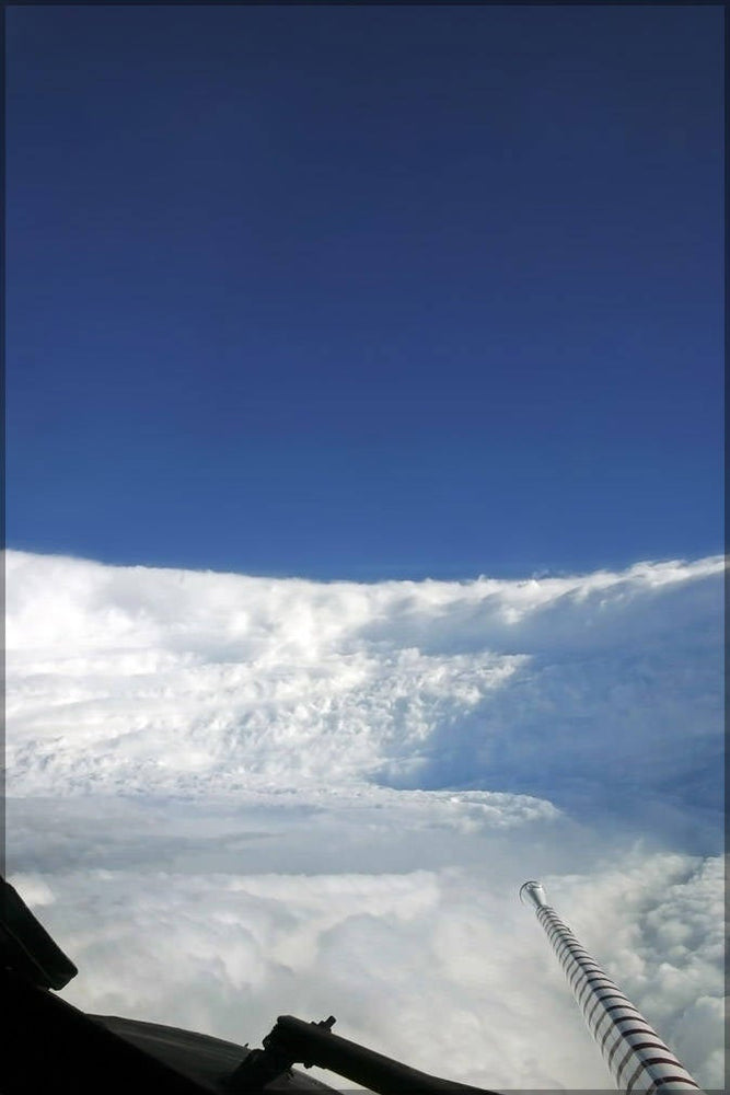 Poster, Many Sizes Available; Hurricane Katrina Eyewall Taken On August 28, 2005, As Seen From A Noaa Wp-3D Hurricane Hunter Aircraft Before