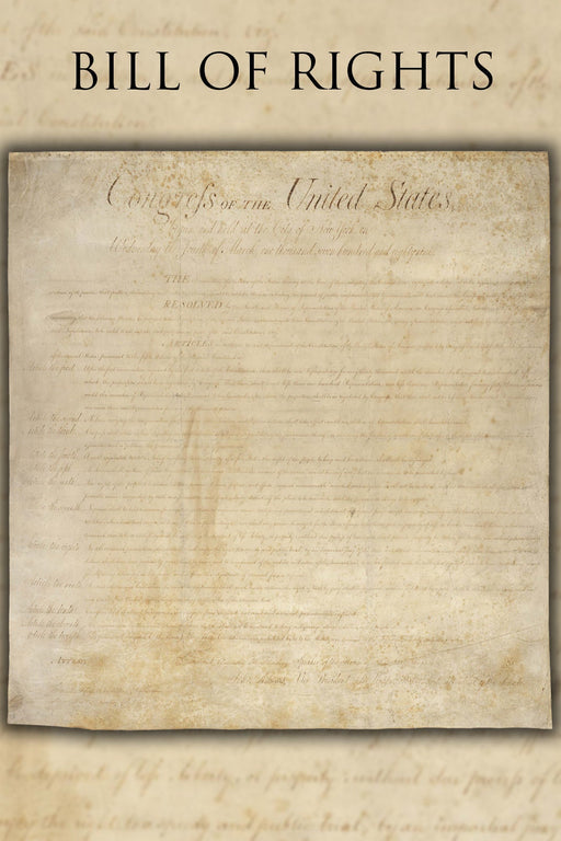 Poster, Many Sizes Available; United States Bill Of Rights