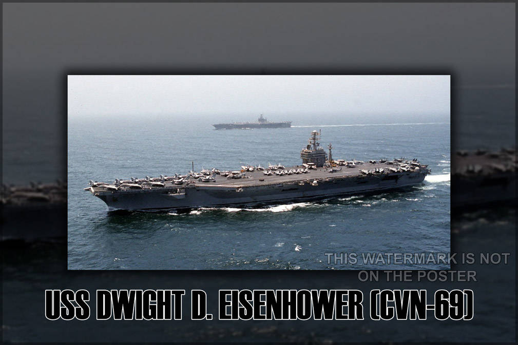 Poster, Many Sizes Available; Uss Dwight D. Eisenhower (Cvn 69) P2 !!!!Check Other Folder!!!!!