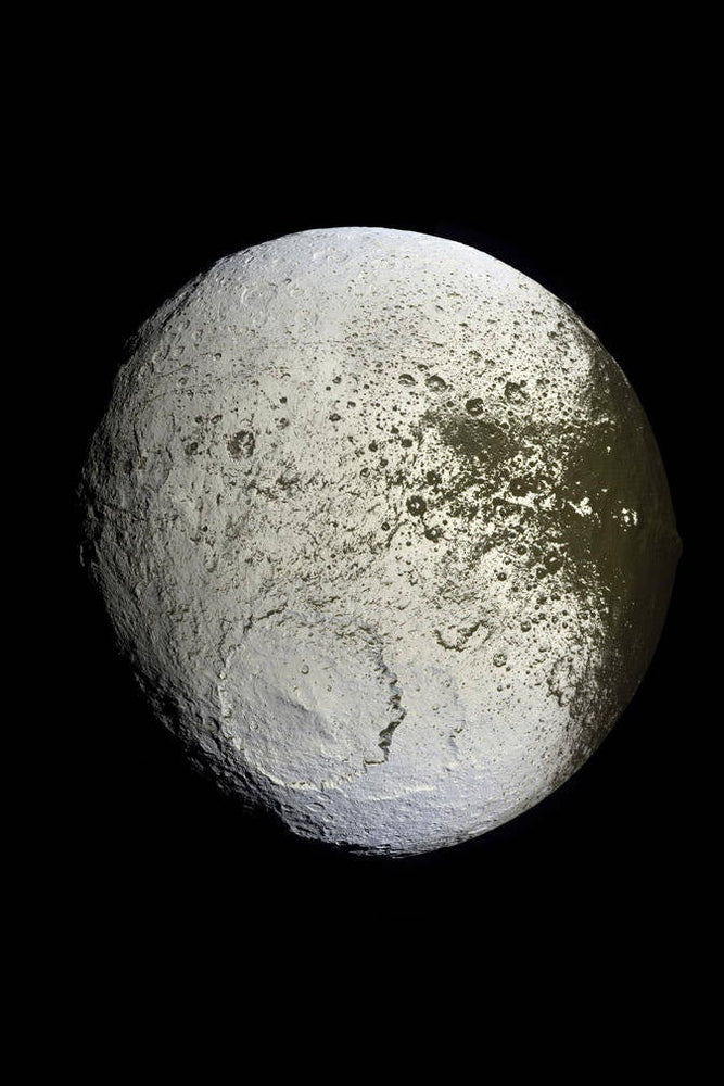 Poster, Many Sizes Available; Iapetus Moon Of Saturn&#39;S Moon Iapetus