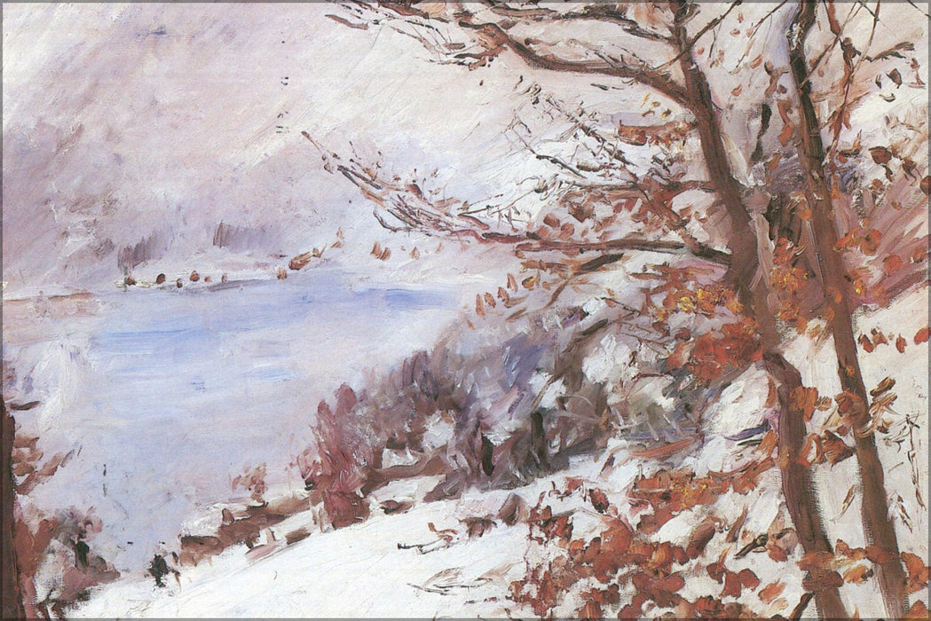 Poster, Many Sizes Available; Walchensee Im Winter Scene By Lovis Corinth 1923