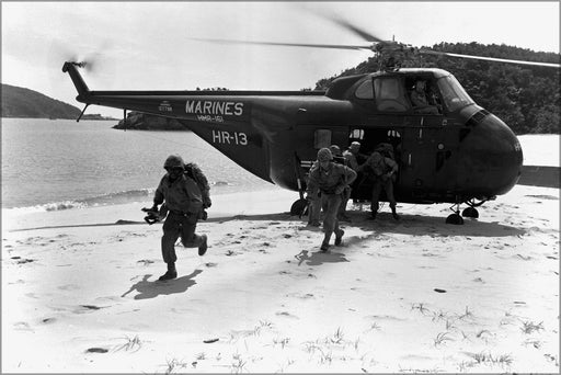 Poster, Many Sizes Available; U.S. Marines Sikorsky Hrs-1 Korea 1953