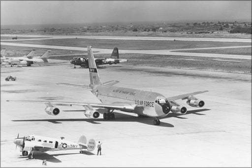 Poster, Many Sizes Available; U.S. Naval Station, Rota, Spain, Mid-1960S C-135B-Bn Stratolifter