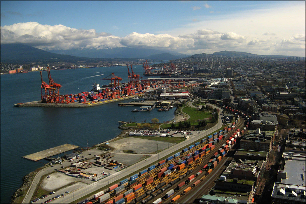 Poster, Many Sizes Available; Vancouver, Canada Waterfront