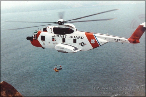 Poster, Many Sizes Available; Us Coast Guard Hh-3F Pelican