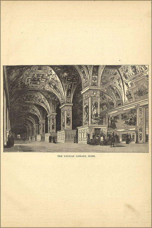 Poster, Many Sizes Available; Vatican Library Rome 1881