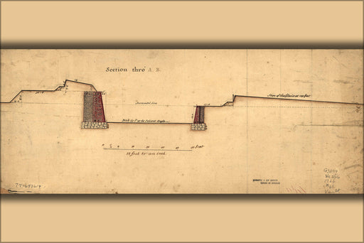 Poster, Many Sizes Available; Governors Island Fortifications New York 1766