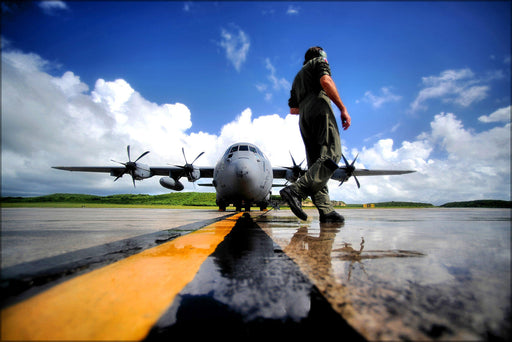 Poster, Many Sizes Available; Wc-130J Hercules Aircraft (C-130 Variant)