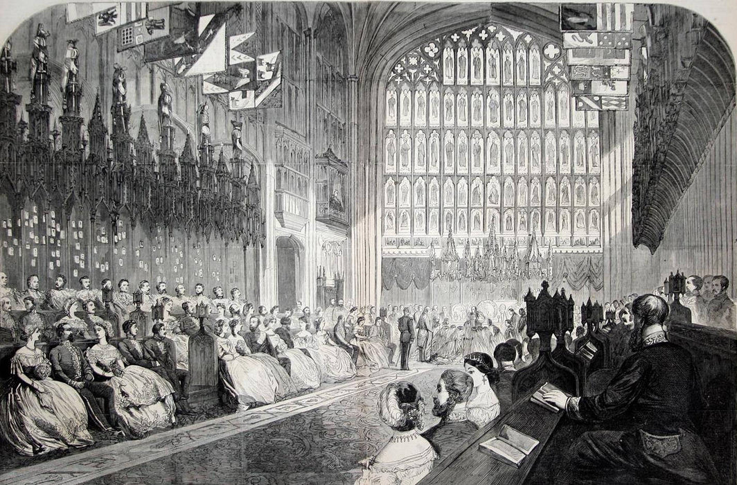 Poster, Many Sizes Available; Wedding Of The Prince Of Wales And Alexandra Of Denmark, 1863 St Georges Chapel Windsor Castle