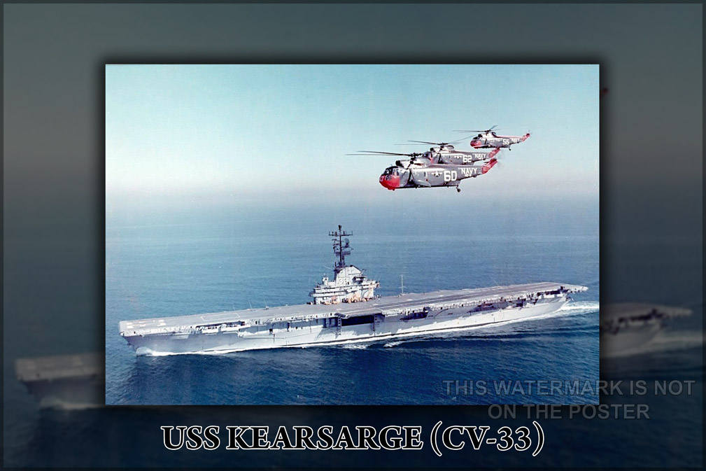 Poster, Many Sizes Available; Uss Kearsarge (Cv-33)