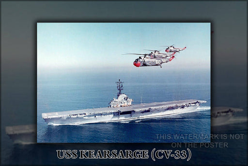 Poster, Many Sizes Available; Uss Kearsarge (Cv-33)