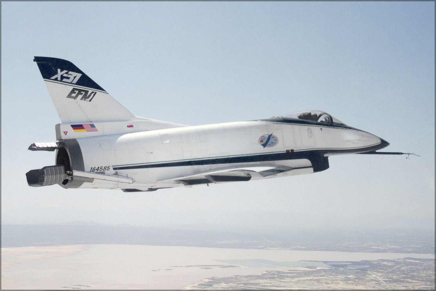 Poster, Many Sizes Available; X-31 #2 In Flight 1993