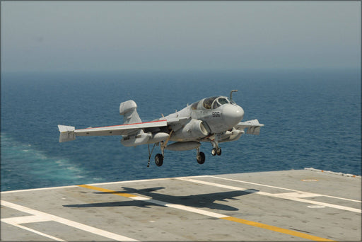 Poster, Many Sizes Available; Ea-6B Prowler (Vaq) 129 Uss George H.W. Bush (Cvn 77)