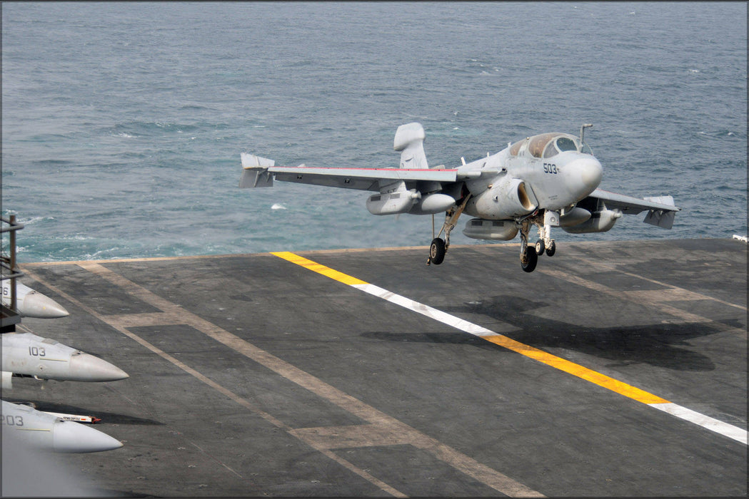 Poster, Many Sizes Available; Ea-6B Prowler Cougars (Vaq) 139, Uss Ronald Reagan