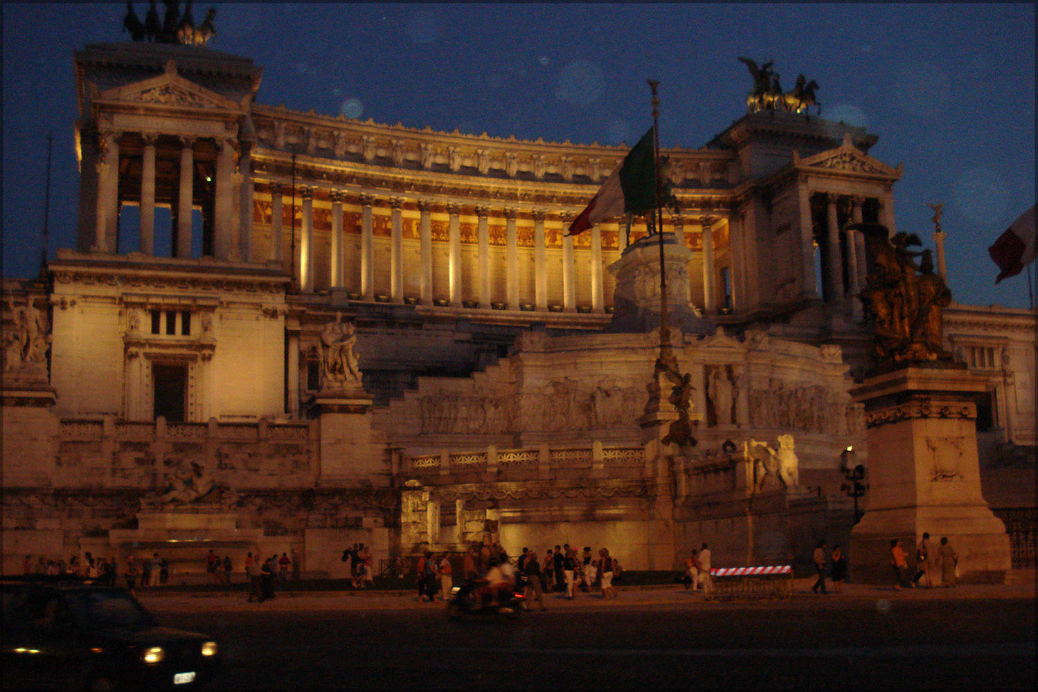 Poster, Many Sizes Available; Il Vittoriano Night Rome