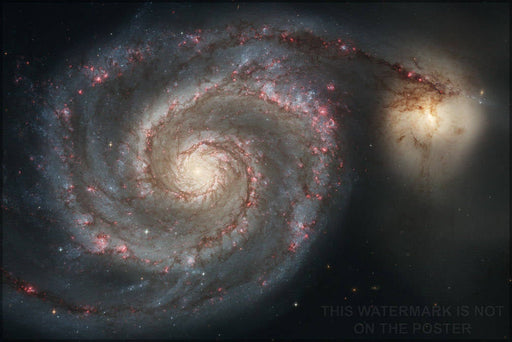 Poster, Many Sizes Available; Whirlpool Galaxy (Spiral Galaxy M51