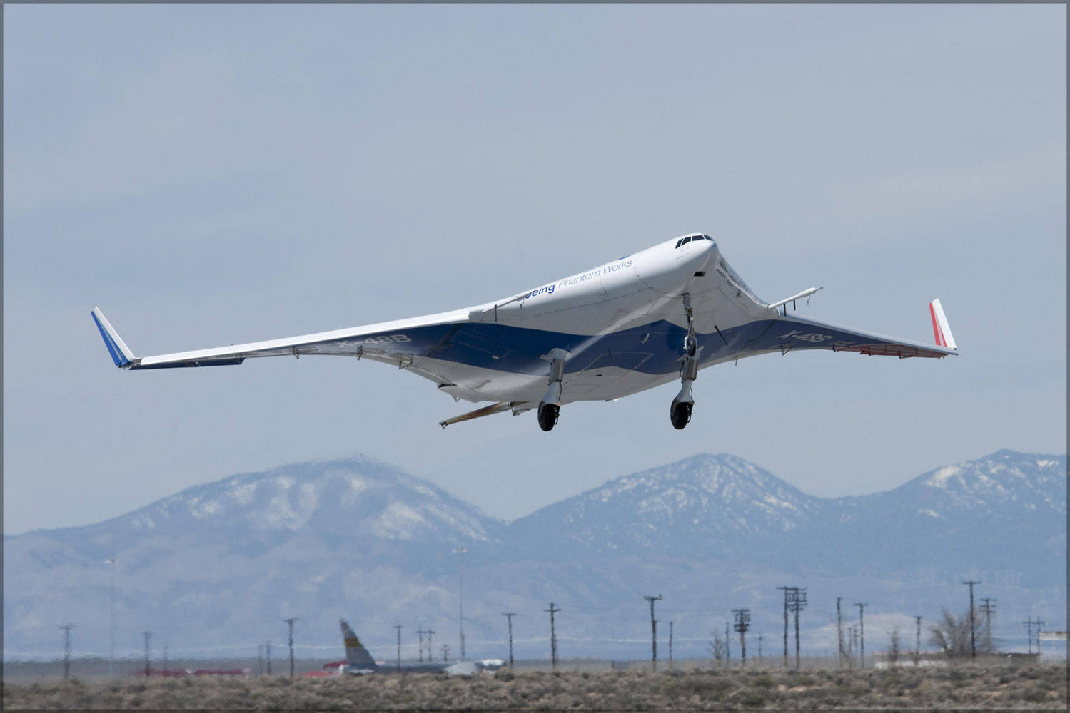 Poster, Many Sizes Available; X-48B Blended Wing Body Aircraft