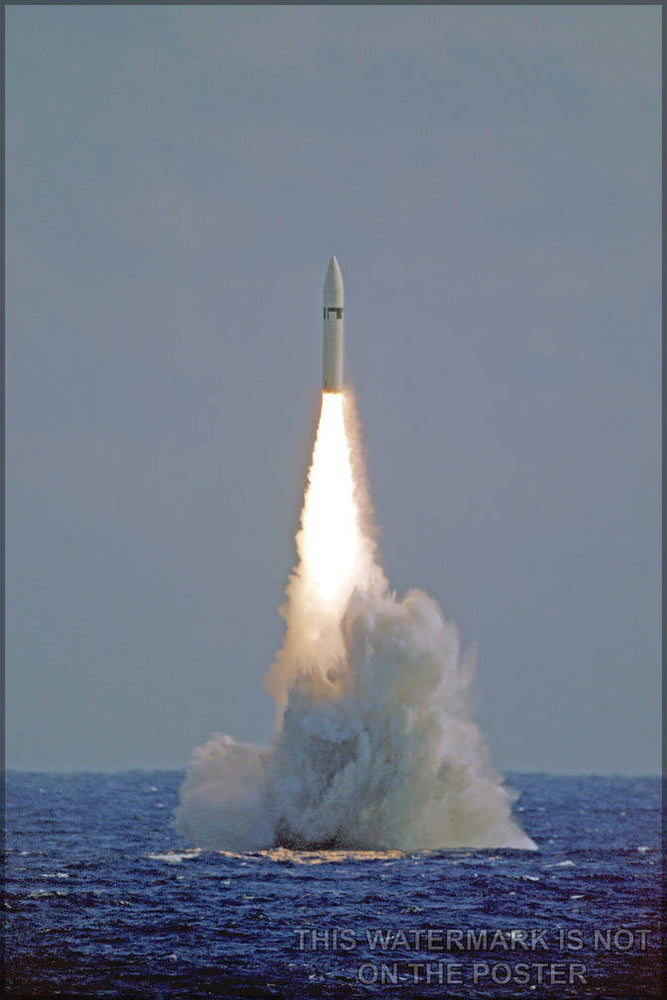 Poster, Many Sizes Available; Ugm-27 Polaris A-3 Missile Launch