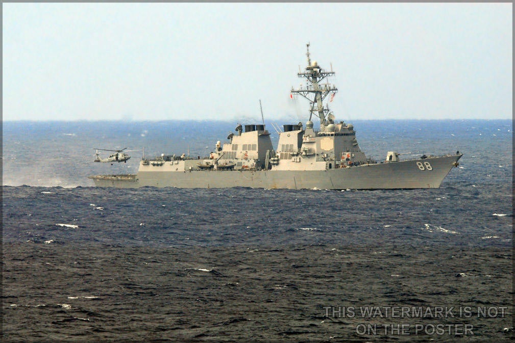 Poster, Many Sizes Available; Uss Preble (Ddg-88) Is An Arleigh Burke-Class Destroyer P2