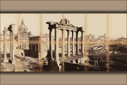 Poster, Many Sizes Available; View Of The Roman Forum