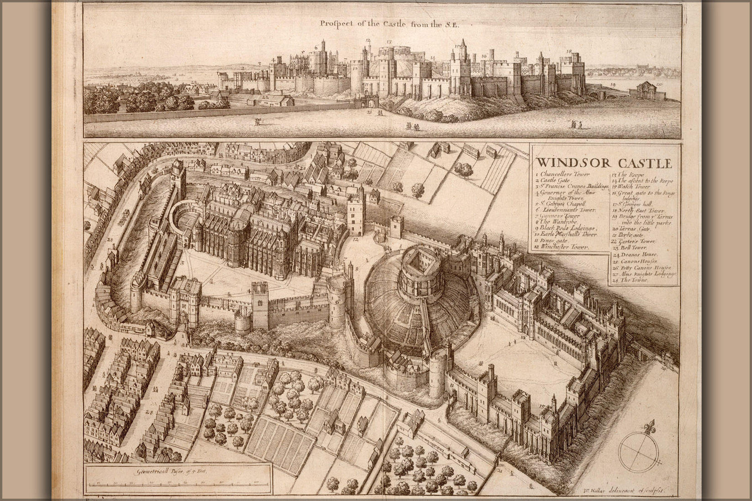 Poster, Many Sizes Available; Windsor Castle 17Th Century