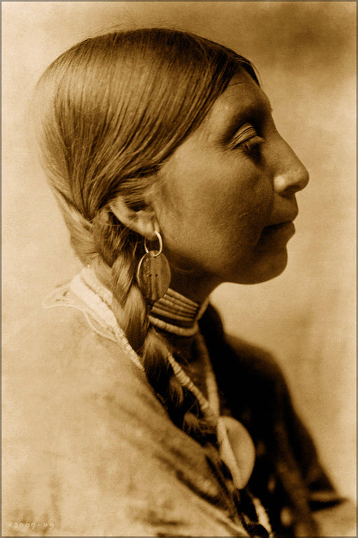 Poster, Many Sizes Available; Young Wishham Native American Indian Woman 1910 By Curtis