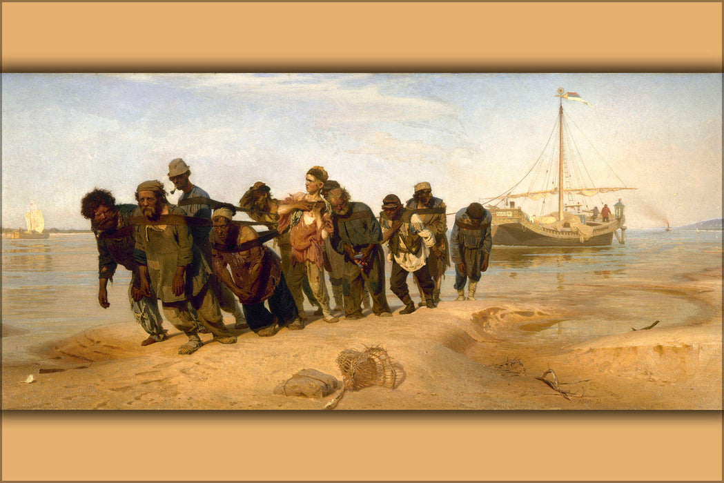 Poster, Many Sizes Available; Volga River Boatmen (1870-1873) By Ilia Efimovich Repin (1844-1930) -