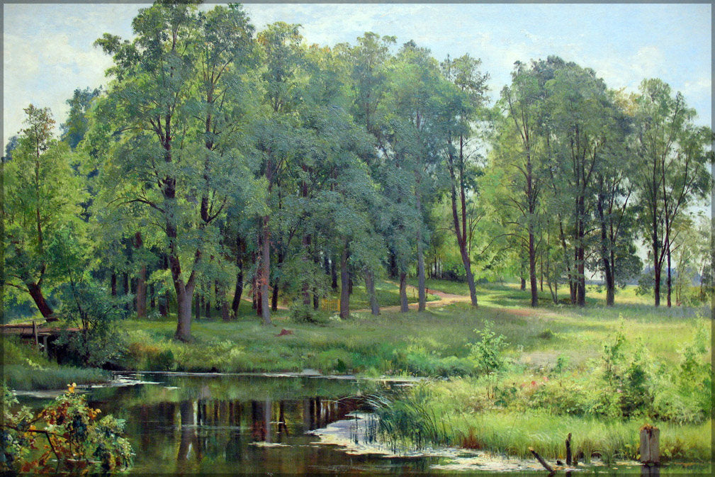 Poster, Many Sizes Available; In The Park By Ivan Shishkin