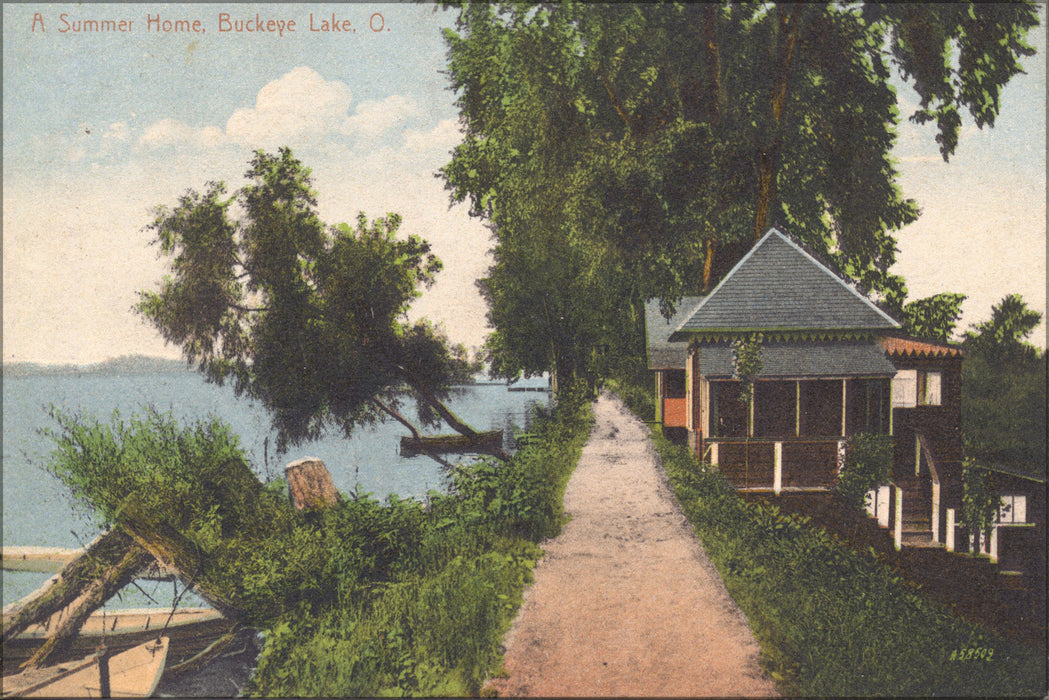 Poster, Many Sizes Available; A Summer Home, Buckeye Lake, O. 12660103565