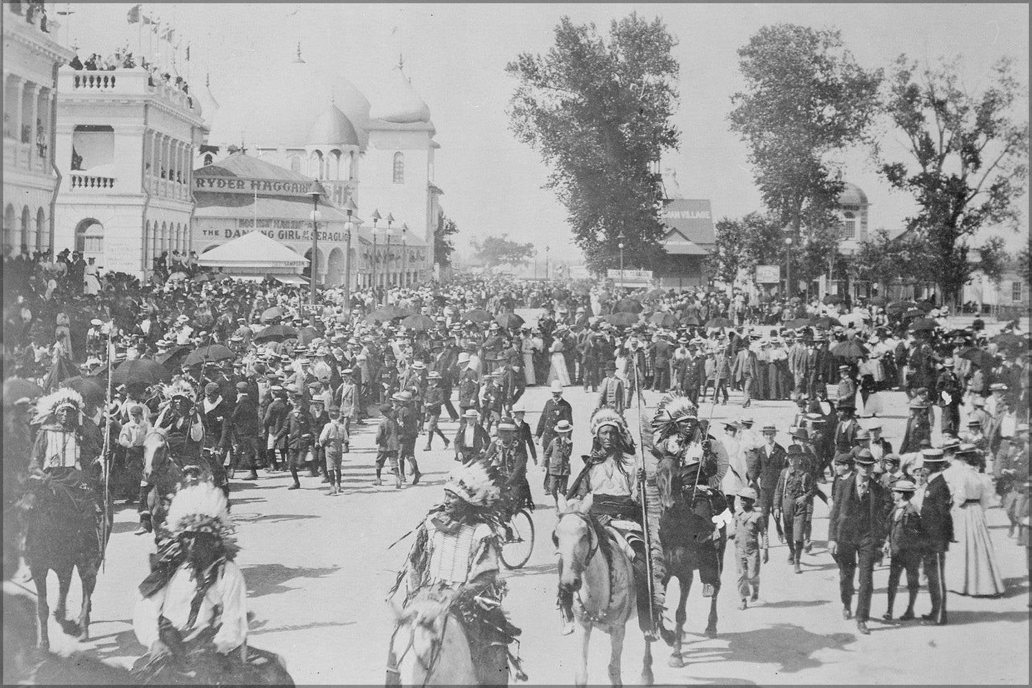 Poster, Many Sizes Available; Indian Day Parade, Omaha, Neb., Aug. 4, 1898._ Nara 530804