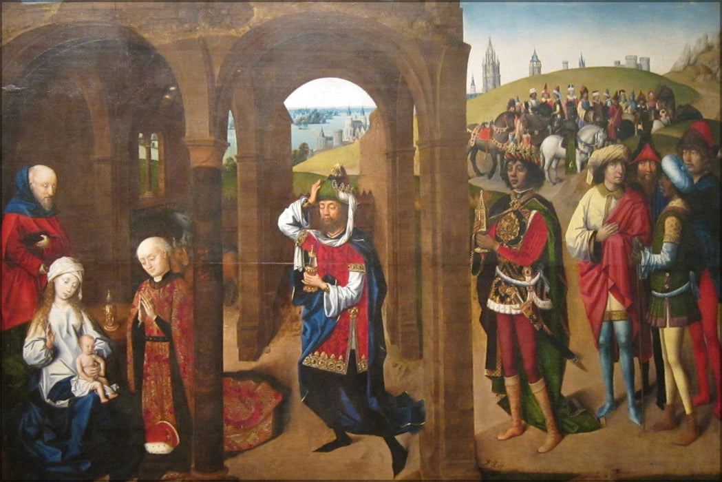 Poster, Many Sizes Available; 'Adoration Of The Magi' By The Master Of The Legend Of St. Lucy, Cincinnati